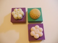 σαπούνια αρωματικά, διακοσμητικά με την βάση τους